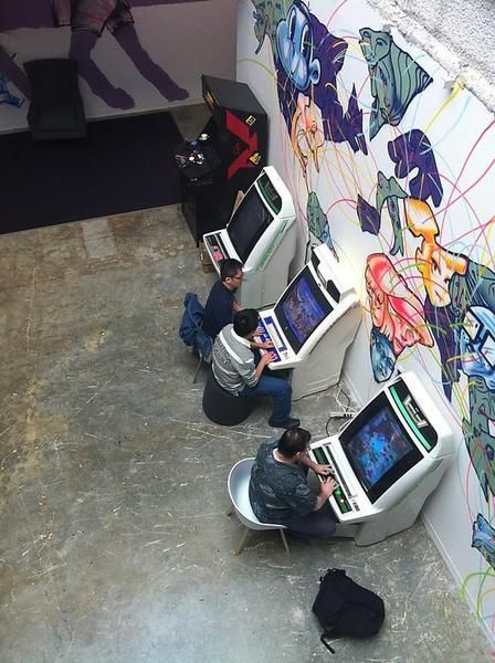 Facebook Video Games room