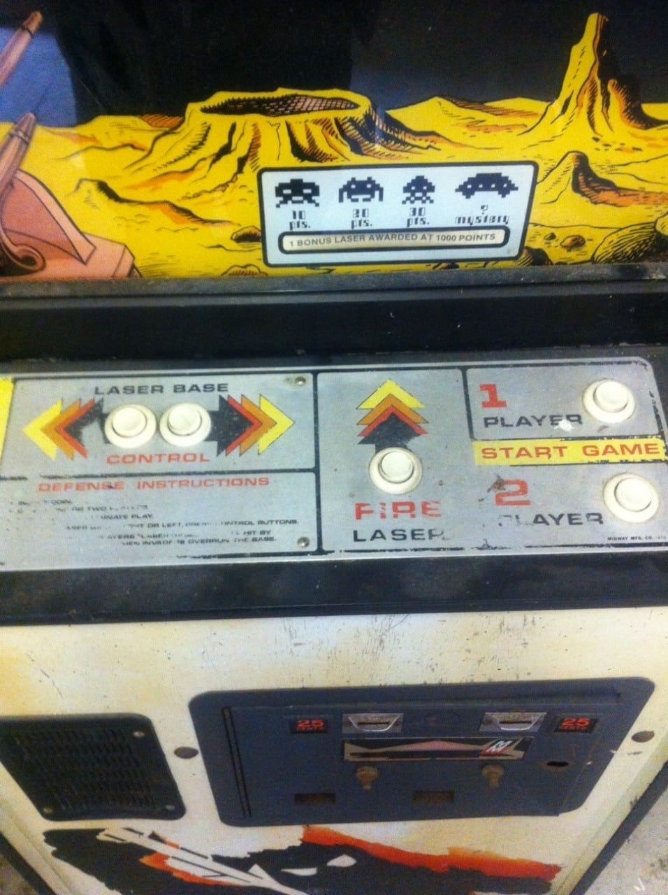 Original Space Invaders Arcade Machine