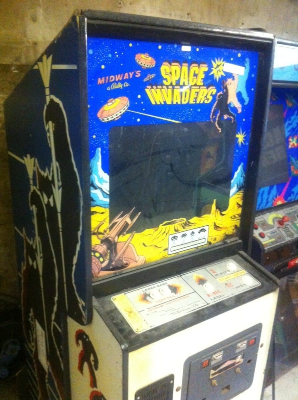 Original Space Invaders Arcade Machine