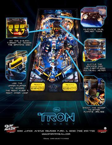 Tron Legacy Pinball Machine